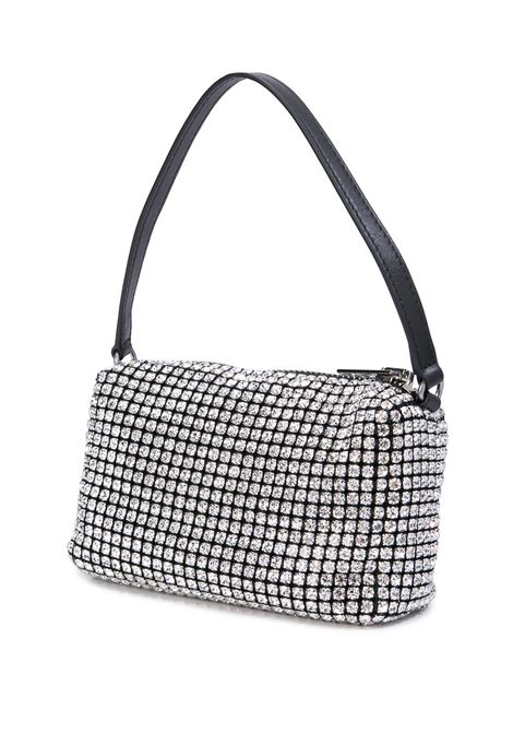 Borsa mini heiress con cristalli in argento - ALEXANDER WANG donna ALEXANDER WANG | 2019P0813J100